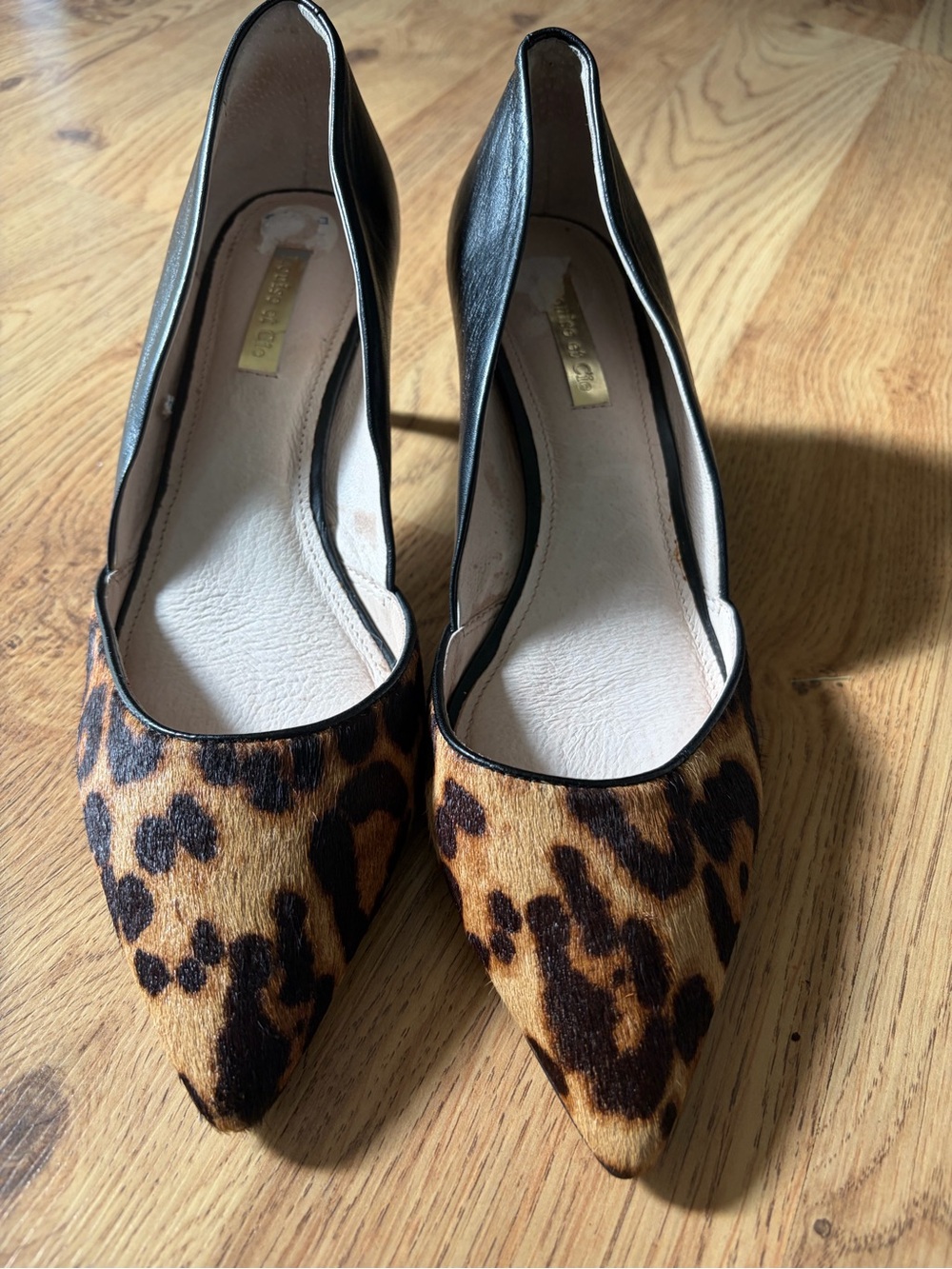 Louise et Cie - calf hair kitten heels 7.5